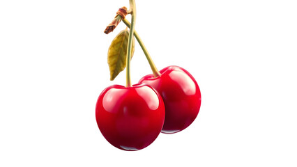 Vector illustration of 3d cherries