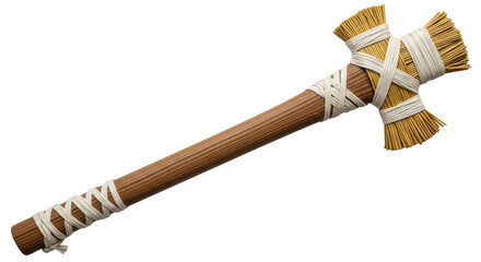 Isolated Straw Mace