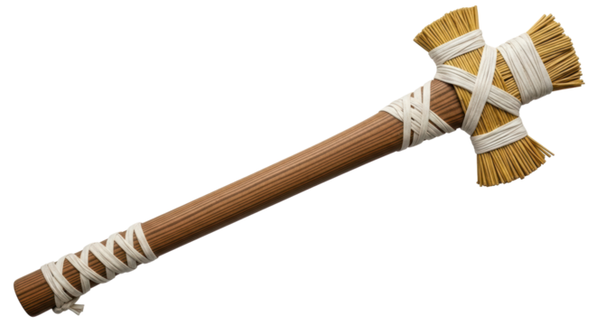 Isolated Straw Mace