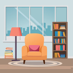 Poltrona em escritório 