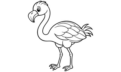 Flamingo t shirt design silhouette and vector line art Tropical Flamingo Graphic for Casual and Eco-Friendly Wear