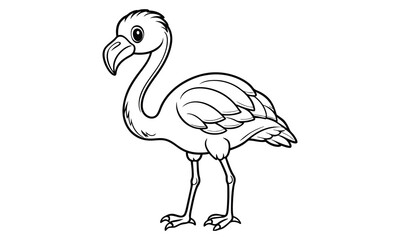 Flamingo t shirt design silhouette and vector line art Tropical Flamingo Graphic for Casual and Eco-Friendly Wear
