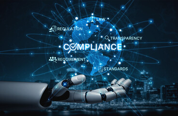 AI ensures compliance with automated policy checks, smart regulation systems, and intelligent...
