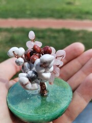 tree of life with crystal