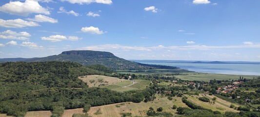 Panoramic view of Szigliget