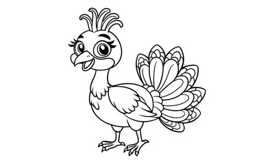 Peacock t shirt design silhouette and vector line art Colorful Peacock Graphic for Elegant and Casual Wear
