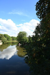 Obraz premium Saale in Merseburg