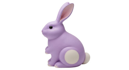Isolated Lilac Rabbit