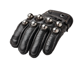 Martial arts training glove for combat sports isolated on transparent background, png