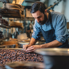  Master Chocolate Artisan Tempering Cacao in Bean-to-Bar Facility Belgium Workshop
