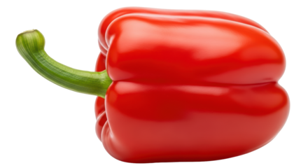 Isolated Red Bell Pepper