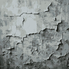 Obraz premium Grunge wall texture, Cracked and Peeling Paint on Weathered Wall Texture, abstract grunge background, old cracked paint. Weathered Brick Wall Texture in Black and White, abstract grunge background