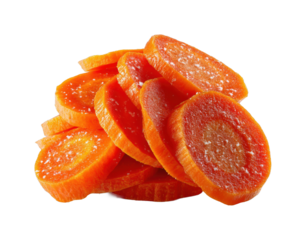 Sliced carrots on food kitchen