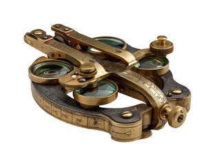 Obraz premium Navigating through history antique compass vintage collectibles