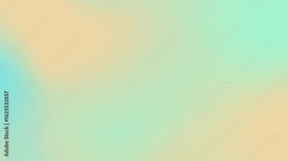 Poster pastel gradient waves evolving in smooth transition animation