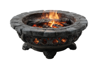 Cozy fire pit gathering patio evening warmth