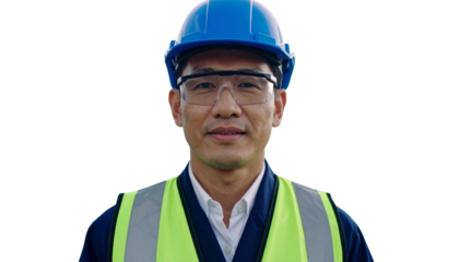 portrait of a young worker