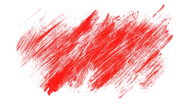 Grunge scribble set hatching scrawl line red  marker on white background