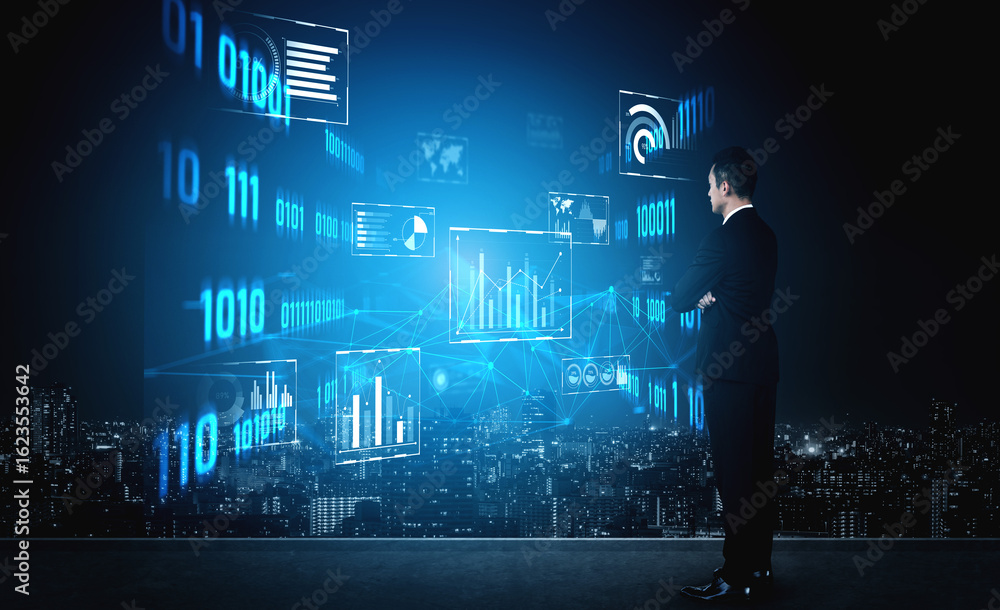 Aufkleber big data and analytics support real-time insights, predictive modeling, and data-driven decisions fo