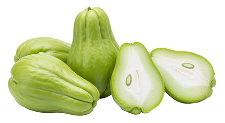 Isolated Chayote Squash