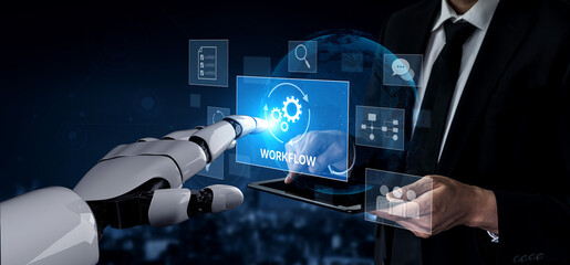 AI streamlines business workflows by automating repetitive tasks, enhancing team coordination, and optimizing structured processes for greater operational efficiency Vouch
