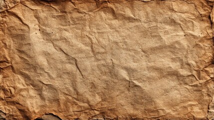 Aged Paper Texture: Brown, Crinkled, Vintage