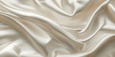 Obraz premium Creamy Silk Drape Texture