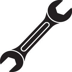 Wrench Icon, Repair Tool Symbol