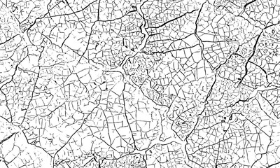Cracked Dry Texture Pattern Depicting Natural Drought and Surface Deformation creating a complex and visually striking surface texture representation ground.