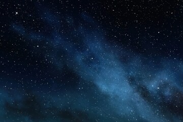 Naklejka premium Cosmic Night Sky: Stars and Nebulae