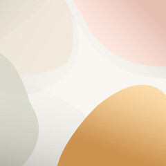 Abstract vector pattern with smooth, flowing shapes and soft color gradients in a modern, minimalist style. Perfect for backgrounds, branding, social media, and creative projects.