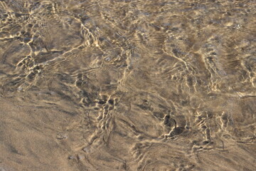 sand and water