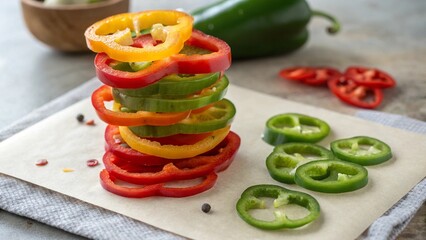 vegetables on a wooden board