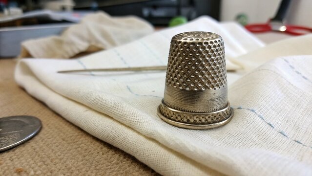 needle and thread - Powered by Adobe