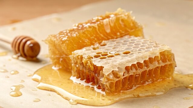 honey and honeycomb