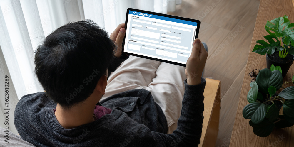 Poster online application form for modish registration on the internet website