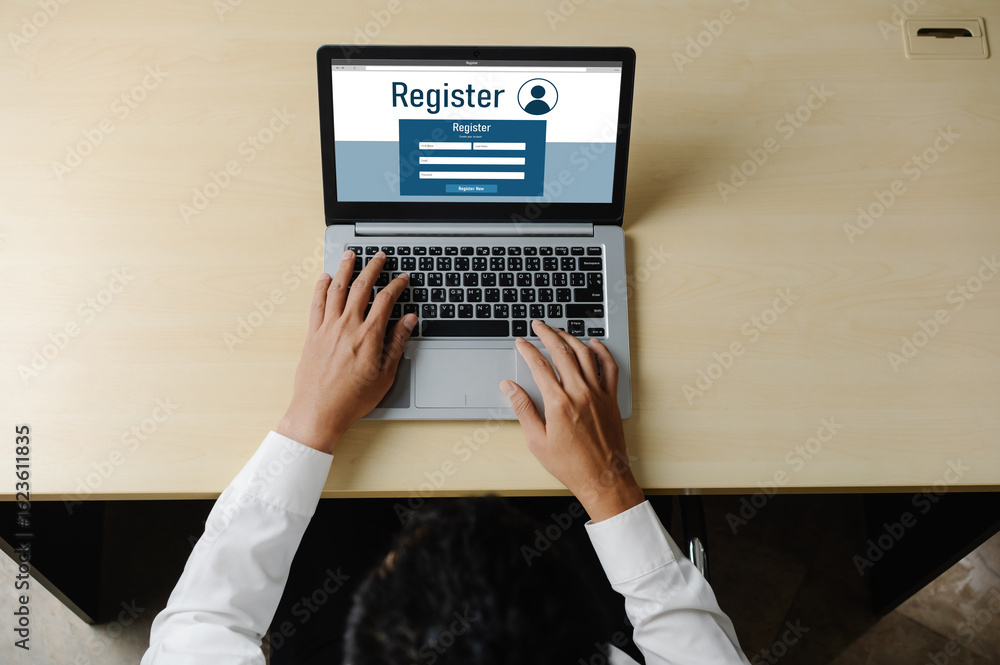 Poster online registration form for modish form filling on the internet website