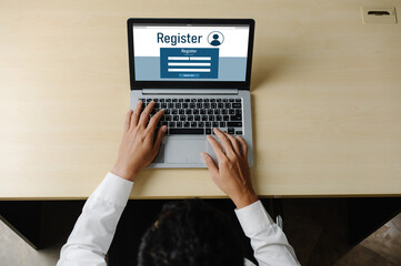 Online registration form for modish form filling on the internet website