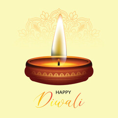 Happy Diwali, festival of light. Modern geometric minimalist design. Poster, banner and social media template
