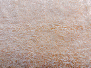 Soft White Plush Fleece Fabric Texture Background