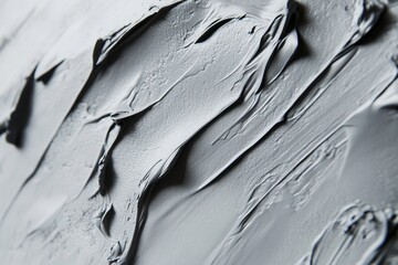 Obraz premium Texture abstract art gray closeup modern paint surface background pattern. Design minimal detail creative wall studio gray minimalism artistic acrylic rough contemporary decorative concept.