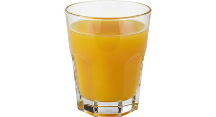 Isolated Glass of Orange Juice