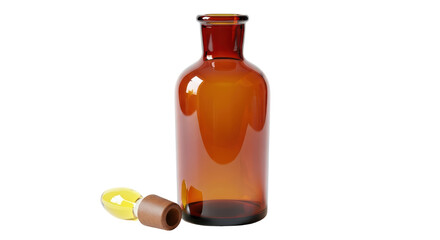 Isolated Glass Bottle