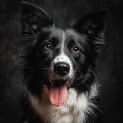 collie, boarder, collie, hund, border, tier, haustier, collie, canino, weiß, welpe, black, hübsch, isoliert, breed, säugetier, bordüre, einheimisch, atelier, schäferhund, jung, portrait, reinrassig, a