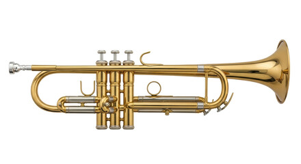 Isolated Golden Trumpet