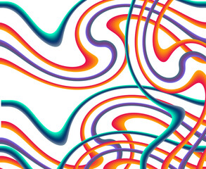 abstract background with colorful waves lines swirl