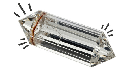Isolated Terminated Quartz Crystal