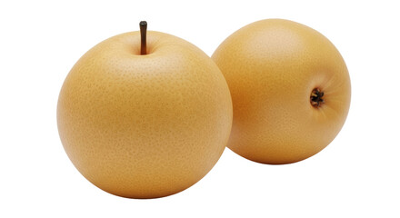 Isolated Asian Pears