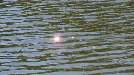 water flowing into the water