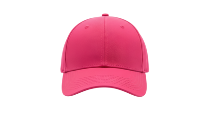 Isolated Pink Baseball Cap